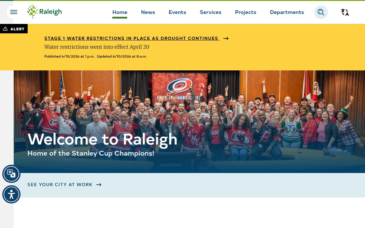 Raleigh phone directory City of Raleigh official site