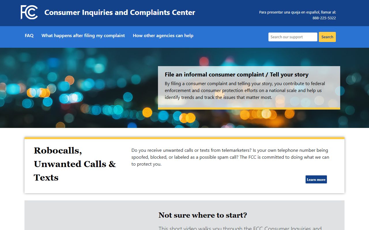 Raleigh phone codes FCC Consumer Complaint Center for unwanted calls